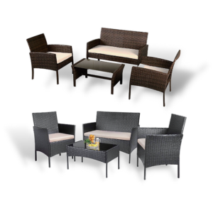 Grey Rattan Garden Table and Chairs??