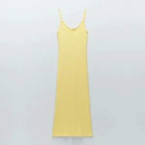 Knit Dress With Straps