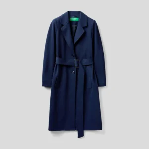 Classic Duster Coat With Belt