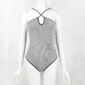Cut-Out Knit Bodysuit