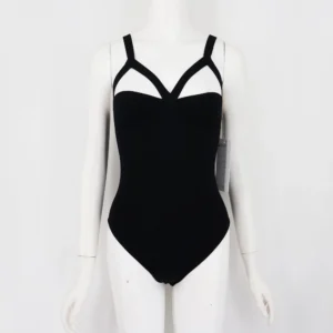 Cut-Out Knit Bodysuit