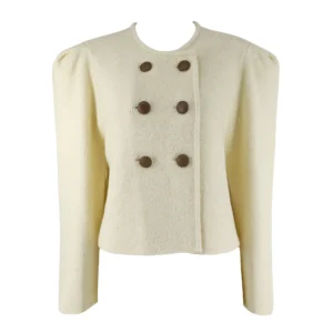 Double Breasted Knit Jacket