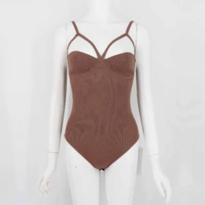 Cut-Out Knit Bodysuit